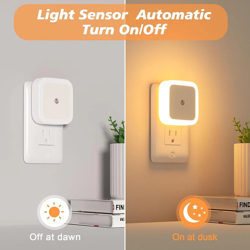 Smart Motion Sensor LED Light | Automatic On/Off Night Lamp | Dim Light Sensor