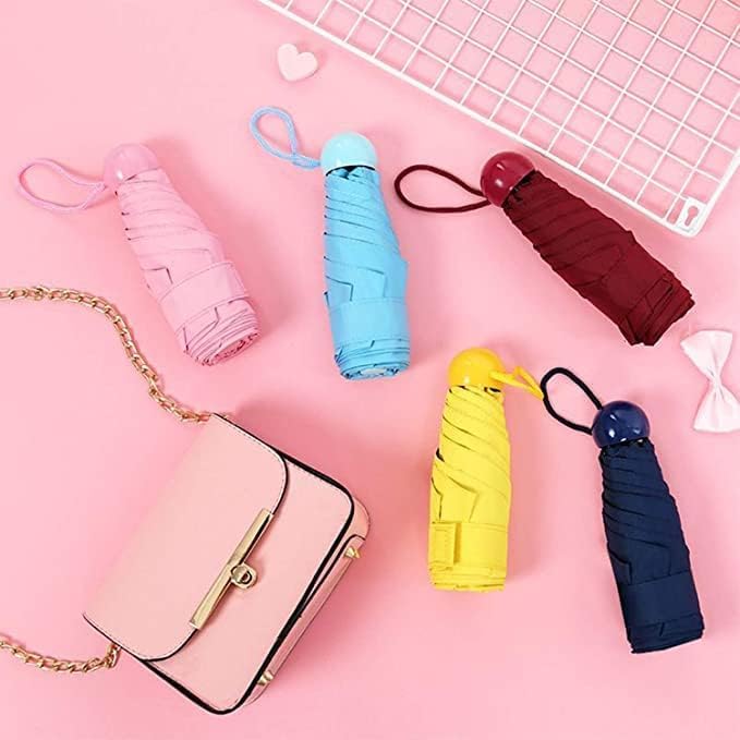Capsule Umbrella Lightweight Weatherproof UV Protection