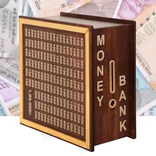 Piggy Bank for Kids & Adults, Savings Challenge Box