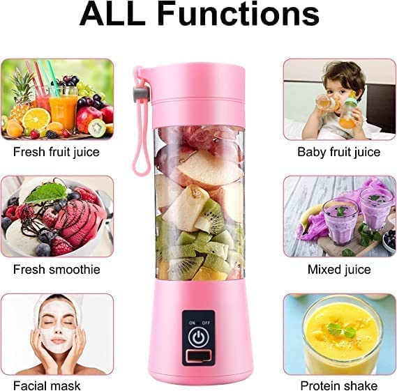 PortableBlender USB Rechargeable Mini JuicerBlender Electric Juicer