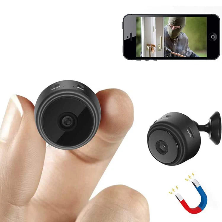 Full HD Wi-Fi Wireless Security Camera 1080p Audio Video Live View Low Light Vision Motion Detection Video Recorder for Home Office. (IP Camera)