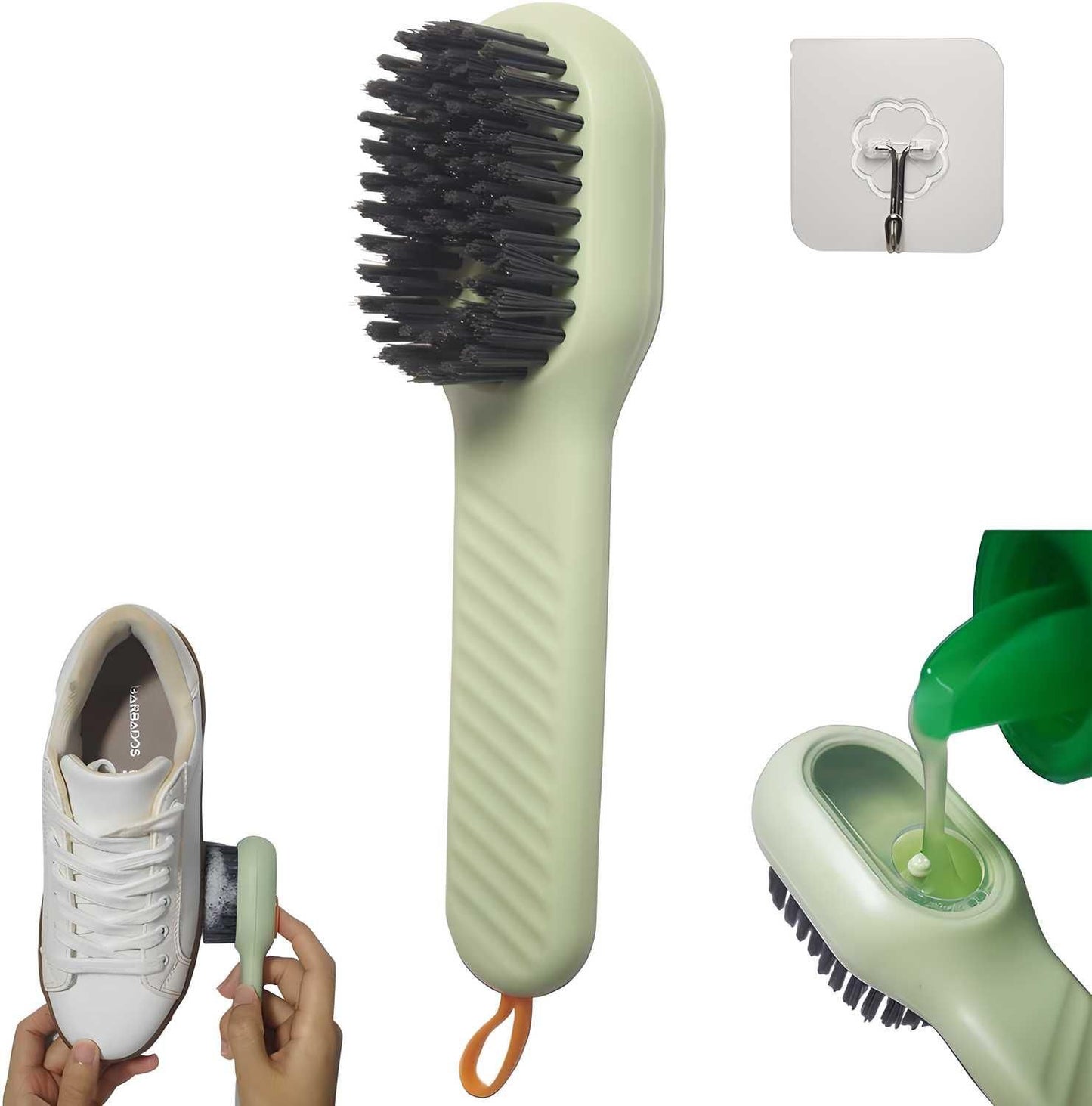 Multifunctional Soap Dispensing Shoe Cleaning Brush
