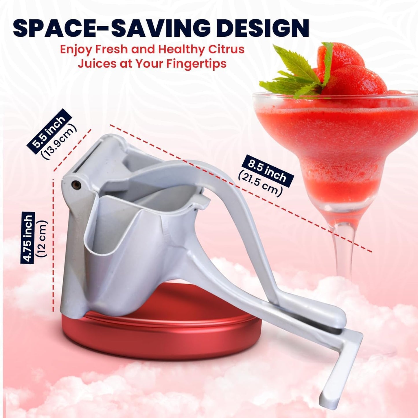 Manual Aluminum Hand Press Juicer