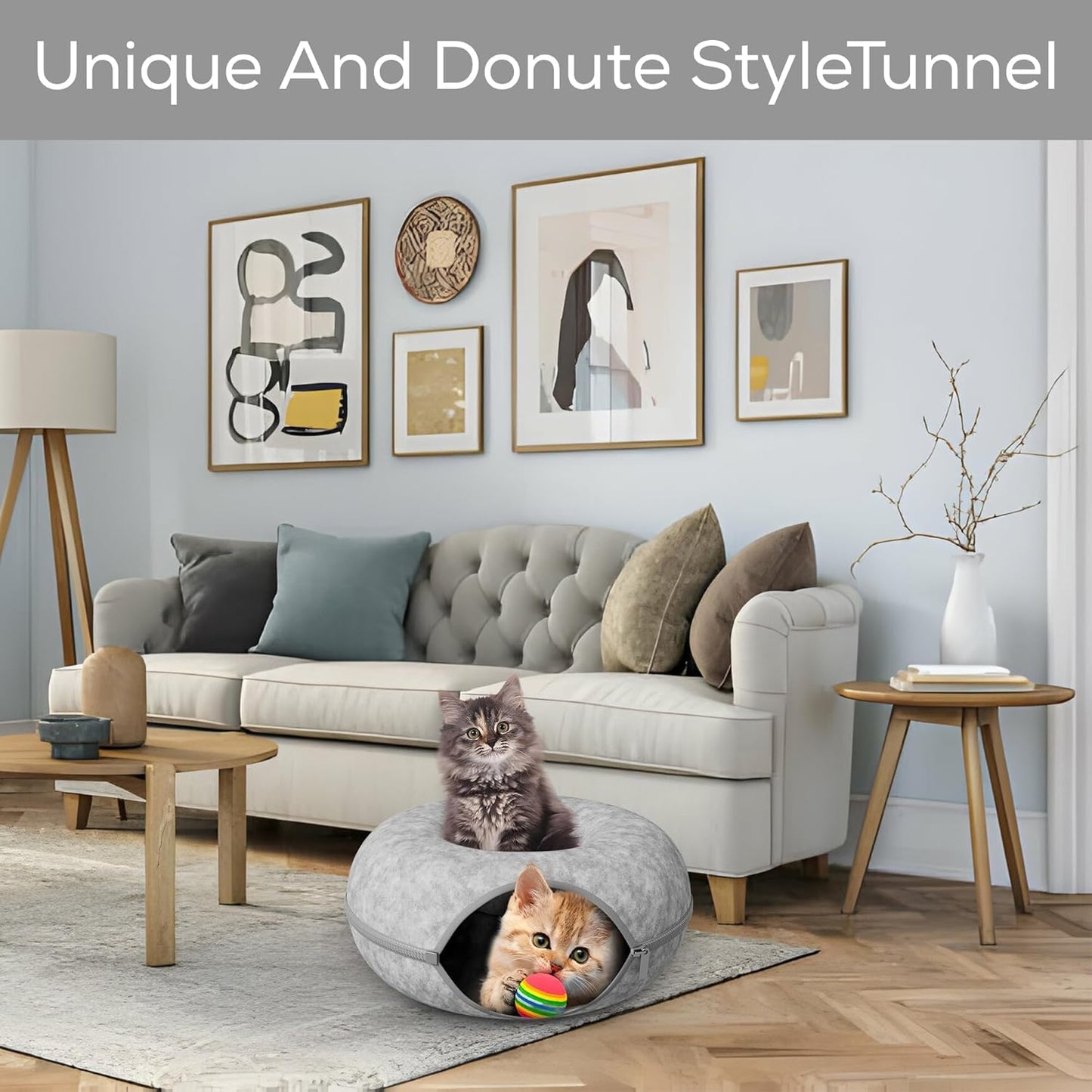 Cat Tunnel Nest (Large Size 60cm) Premium Quality