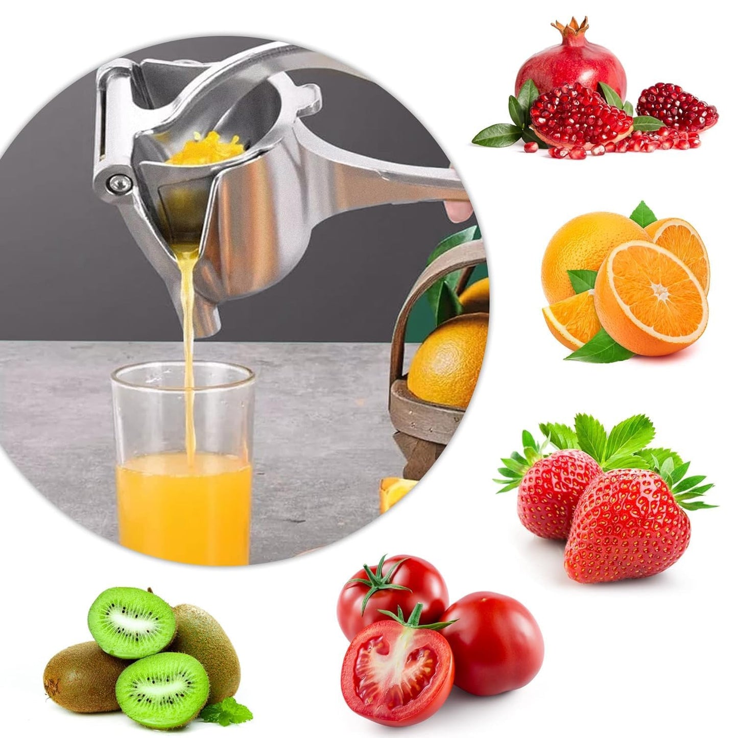Manual Aluminum Hand Press Juicer