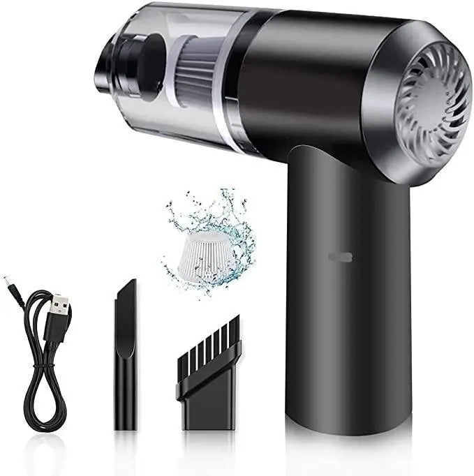3IN1 Portable Car Vacuum Cleaner with Blower | USB Rechargeable Wireless Handheld Car Vacuum Cleaner Traveling,Portable,Rechargeable (Vacuum with Blower)