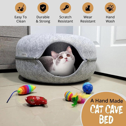 Cat Tunnel Nest (Large Size 60cm) Premium Quality