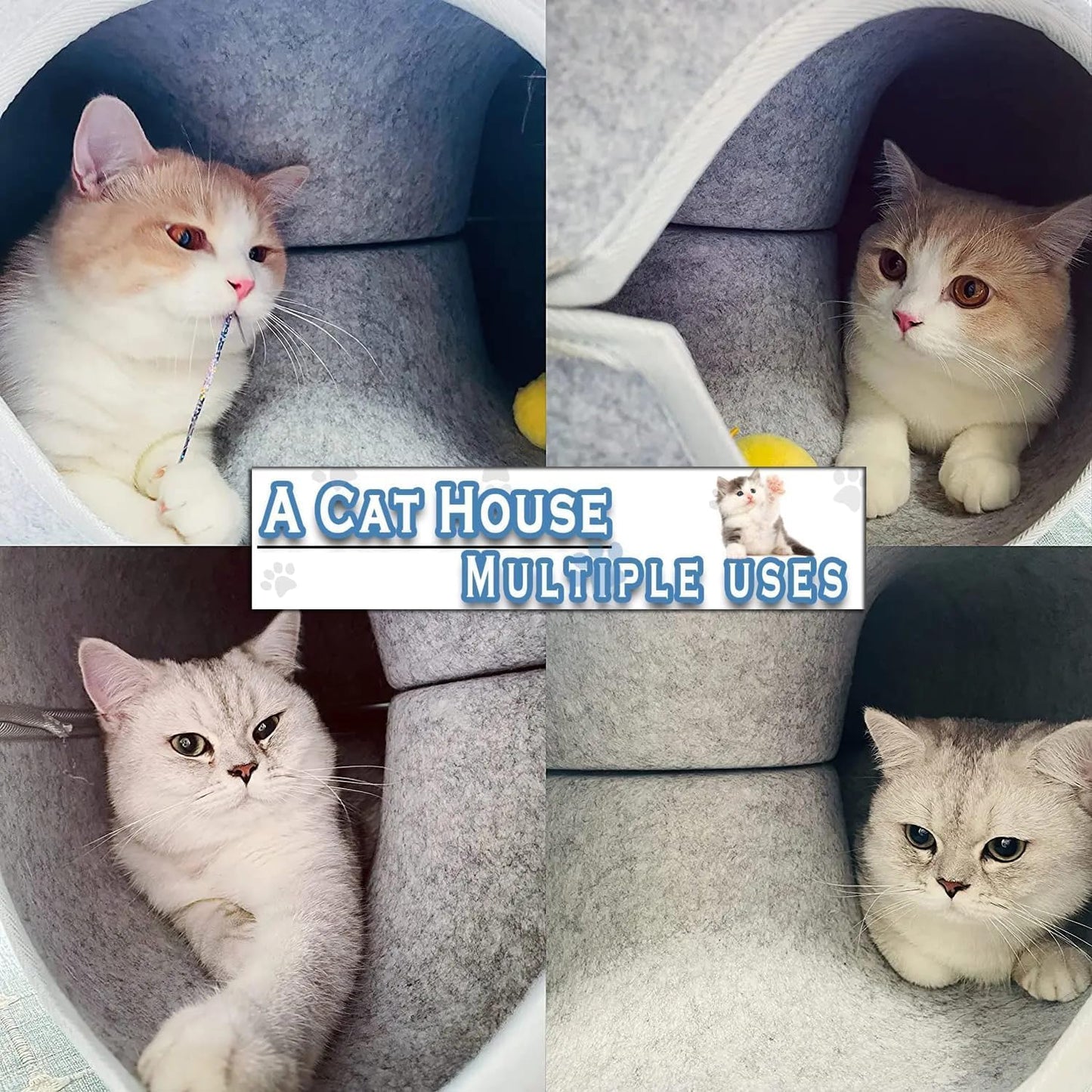 Cat Tunnel Nest (Large Size 60cm) Premium Quality
