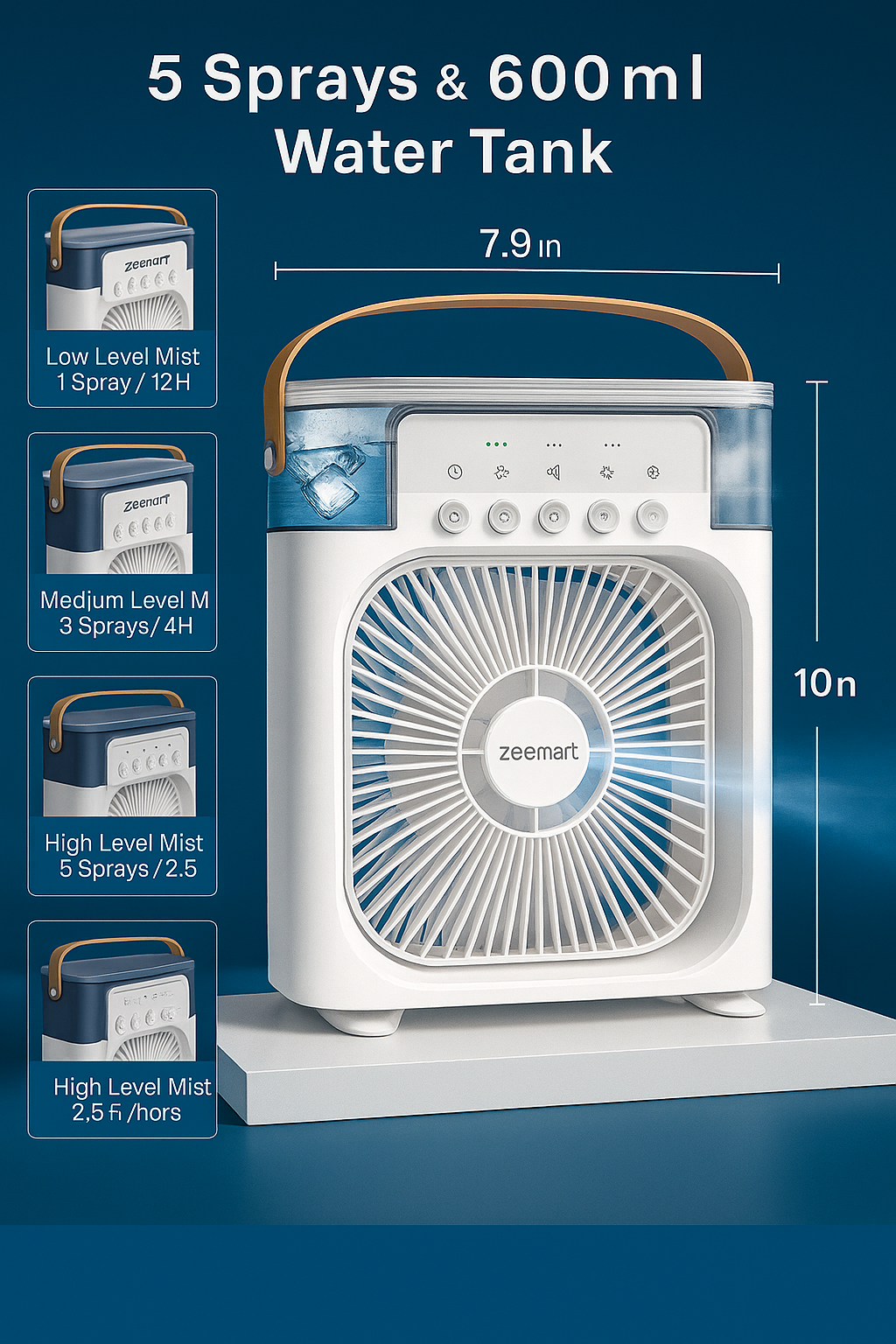 Portable Mini Kitchen Fan USB Electric Air Cooler Fan