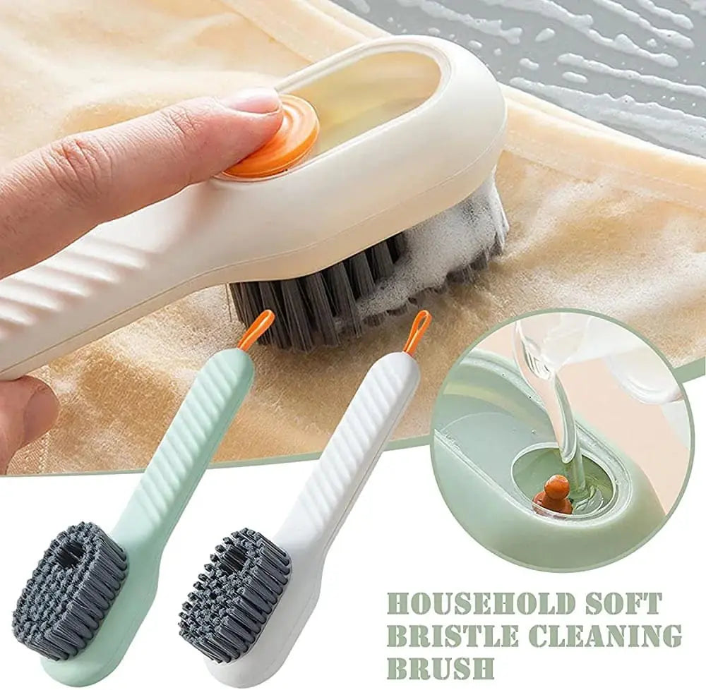 Multifunctional Soap Dispensing Shoe Cleaning Brush