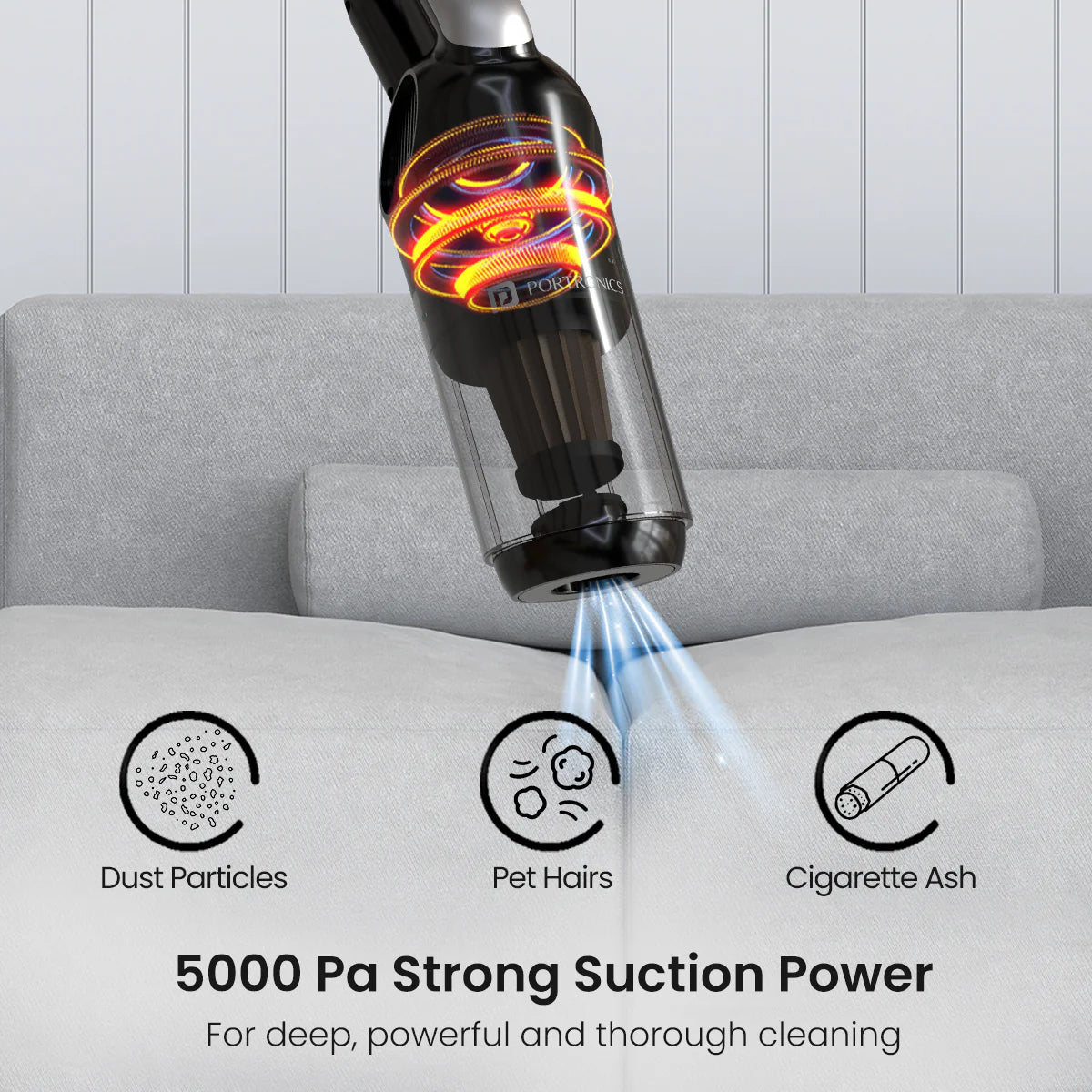 3IN1 Portable Car Vacuum Cleaner with Blower | USB Rechargeable Wireless Handheld Car Vacuum Cleaner Traveling,Portable,Rechargeable (Vacuum with Blower)