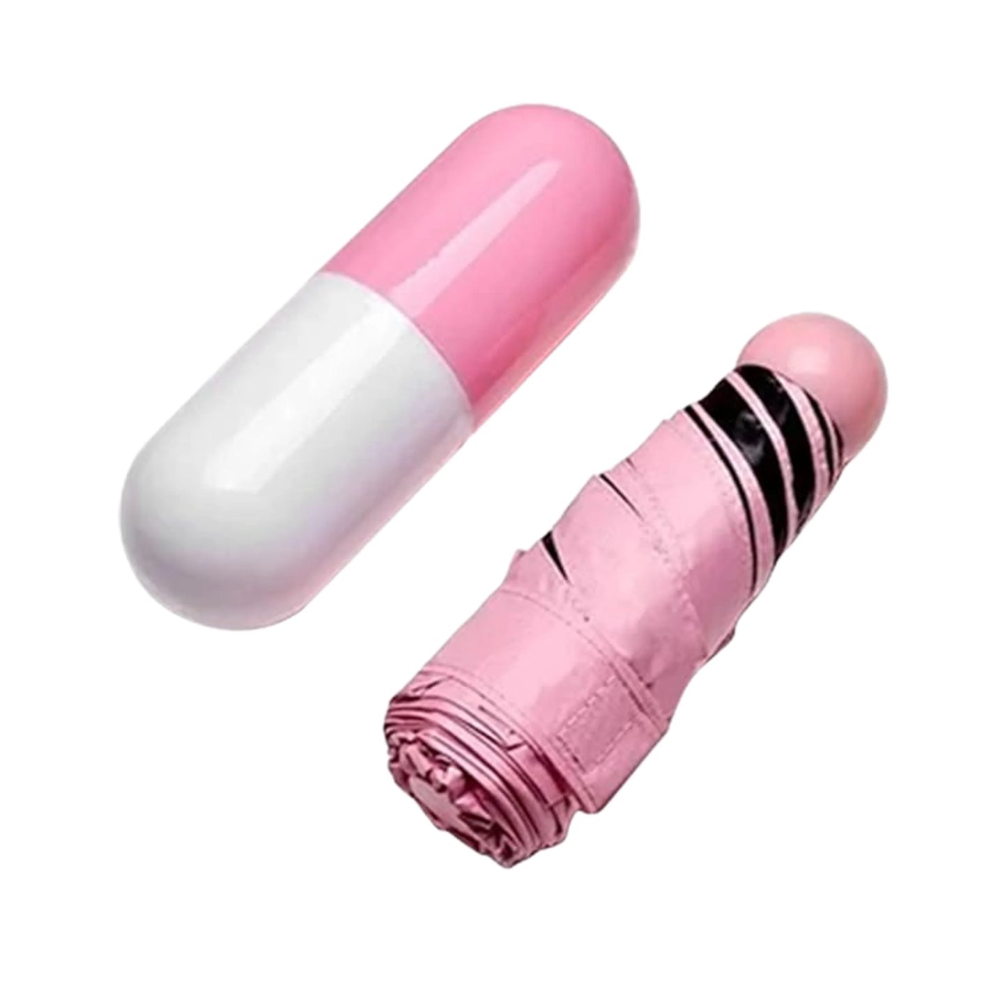 Capsule Umbrella Lightweight Weatherproof UV Protection