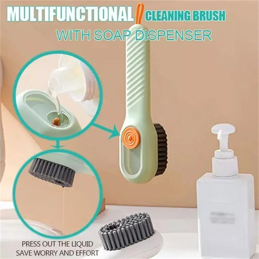 Multifunctional Soap Dispensing Shoe Cleaning Brush